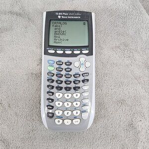 Texas Instruments Calculator Gray TI-84 Plus Silver Edition Graphing *Read*